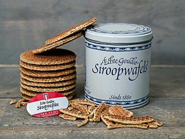 Siroopwafels 10 st. blik delftsbl. Gouda